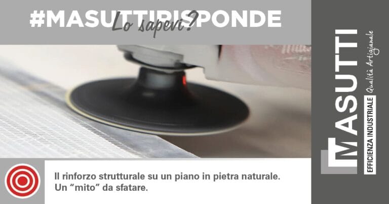 Il rinforzo strutturale su un piano in pietra naturale