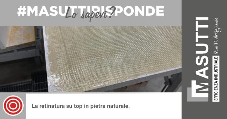 La retinatura su top in pietra naturale