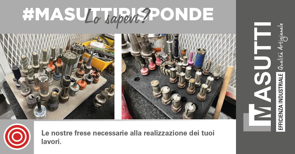 Le nostre frese necessarie alla realizzazione dei tuoi lavori