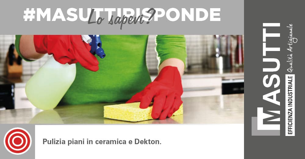 Pulizia piani in ceramica e Dekton
